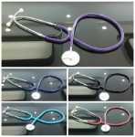 어린이 시뮬레이션 청진기 장난감 남학생과 여학생 놀이 집 유치원 교구 의사 청진기 역할 놀이 소품의 그림