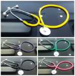 어린이 시뮬레이션 청진기 장난감 남학생과 여학생 놀이 집 유치원 교구 의사 청진기 역할 놀이 소품의 그림