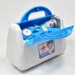 어린이 시뮬레이션 플레이 하우스 작은 의사 장난감 세트 역할 놀이 간호사 청진기 주입 의료 키트 도구의 그림