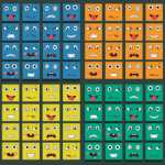 재미있는 얼굴 변경 루빅스 큐브 퍼즐 어린이 부모-자식 상호 작용 논리적 사고 훈련 장난감 퍼즐 데스크탑 게임의 그림