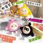 말하는 에그맨 인형 펜던트 입 대체 사운드 스노우 킹 수박 스트립 지터 버그 포장되지 않은 에그맨 파티 장난감 모에의 그림