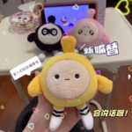 말하는 에그맨 인형 펜던트 입 대체 사운드 스노우 킹 수박 스트립 지터 버그 포장되지 않은 에그맨 파티 장난감 모에의 그림