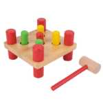 어린이 타악기 테이블 타악기 더미 음악 해머 박스 타악기 전단지 게임 아기 조기 교육 몬테소리 교구 유익한 지적 장난감의 그림