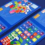 자석 중국과 세계지도 퍼즐 3 ~ 6 세 이상 초등학생 퍼즐 장난감 특수 어린이 계몽의 그림