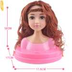 어린이 메이크업 장난감 세트 퍼즐 3 ~ 6 세 소녀 메이크업 유치원 빗질 머리 미용 공주 인형 모델의 그림