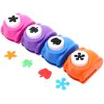 엠보서 어린이 DIY 수제 중형 1.5cm 엠보서 엠보싱 피규어 펀칭기 꽃 펀칭기 어린이 퍼즐의 그림