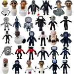 화장실 남자 VS 사운드 맨 타이탄 감시 TV 남자 인형 봉제 장난감 어린이 스푸핑 인형 선물 인형의 그림