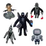 화장실 남자 VS 사운드 맨 타이탄 감시 TV 남자 인형 봉제 장난감 어린이 스푸핑 인형 선물 인형의 그림