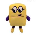 숫자 블록 봉제 인형 인형 숫자 블록 어린이를위한 장난감 수학 계몽 애니메이션 교구의 그림