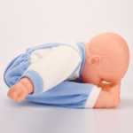 시누이 훈련 시뮬레이션 아기 전체 부드러운 고무 인형 모델 베이비 시터 교구 어린이 더미 마네킹의 그림