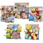 몬테소리 조기 학습 유치원 손 인형 교구 어린이 동물 교구 퍼즐 언어 읽기 영역 자료 유아 장난감의 그림