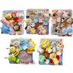 유치원 이야기 교구 아기 손 인형 장난감 어린이 조기 교육 헝겊 인형 동물 봉제 인형 아기 손가락 인형의 그림