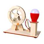 핸드 크랭크 발전기 학생 과학 기술 발명 생산 DIY 어린이 수제 교육 장난감의 과학 작은 실험 세트의 그림