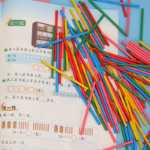 초등학생 세기 막대기 수학 깨달음 세기 덧셈 뺄셈 교구 유치원 조기 학습 학습 어린이 산술 나무 막대기의 그림