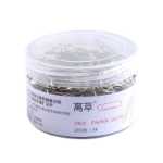 니켈 도금 종이 클립 사무용품 작은 클립 문구류 폴더 하위 티켓 클립 다채로운 녹 방지 금속 철 클립 북 클립 곡선 핀 큰 텍스트 클립 정리 클립 고정 바우처 제본 U 형의 그림