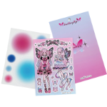 언어 도로 문구 한국어 인 하라주쿠 소녀 성장 행복 구 카드 스티커 귀여운 달콤한 멋진 Y2K 스타일 애니메이션 캐릭터 경치 구 카드 + 버블 프라이밍 스티커 스티커 가치 세트의 그림