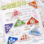 다기능 영감 텍스트 삼각형 클립 학생 창의적인 문서 시험지 종이 코너 클립 사무용 문구 작은 클립 넣기의 그림