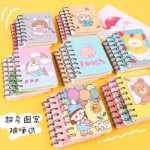 만화 노트 휴대용 휴대용 귀여운 메모장 코일 북 초등학교 문구 상품 어린이 보상 작은 선물의 그림