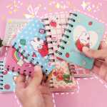 만화 노트 휴대용 휴대용 귀여운 메모장 코일 북 초등학교 문구 상품 어린이 보상 작은 선물의 그림