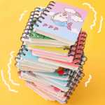 만화 노트 휴대용 휴대용 귀여운 메모장 코일 북 초등학교 문구 상품 어린이 보상 작은 선물의 그림