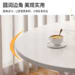 넷플릭스 접이식 테이블 식탁 작은 가정용 작은 원형 테이블 식탁과 의자 조합 야외 편리한 포장 마차 테이블의 그림