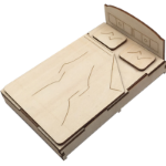 나무 조립 미니어처 건축 모래 테이블 인테리어 디자인 환경 예술 모델 DIY 재료 가구 수제 미니어처의 그림