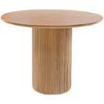 스칸디나비아 원목 원형 테이블 작은 가정용 간단한 가정용 식탁 식탁 다기능 거실 디자이너 대형 원형 테이블의 그림