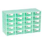 Tengzheng Yue 데스크탑 서랍 보관함 DIY 수제 라텍스 비즈 주얼리 분류 및 정리 상자 9 격자 캐비닛의 그림