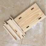 나무 작은 벤치 어린이 장붓 구멍 및 장부 배달 숙제 벤치 벌크 공예 재료 DIY 공예 고등학교 일반 기술의 그림