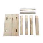 나무 작은 벤치 어린이 장붓 구멍 및 장부 배달 숙제 벤치 벌크 공예 재료 DIY 공예 고등학교 일반 기술의 그림