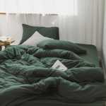 제라늄 코튼 침대 4 피스 침구세트의 그림