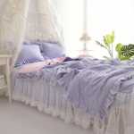 레이스 여름 이불의 그림