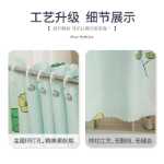 학생 기숙사 침대 커튼 낮은 이층 강한 정전 천 여성 대학 남성 두꺼운 커튼 위 이층 기숙사 방 커튼 싱글 침대 전체의 그림