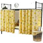 침대 커튼 정전 기숙사 학생 이층 그늘 커튼 기숙사 방 위층 침대 인클로저 테이블 커튼 아래 천 소녀 하트 침대 커튼의 그림