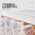 학생 기숙사 침대 커튼 상부 이층 암막 상부 및 하부 이층 커튼 커튼 인클로저 커튼 기숙사 방 칸막이 커튼 테이블 커튼 인스 윈드 일본식 gr의 그림