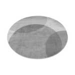 스칸디나비아 라운드 거실 카펫의 그림