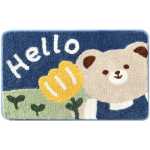 귀여운 새로운 욕실 미끄럼 방지 바닥 매트 카펫 실내 가정용 가정용 침실 두꺼운 바닥 봉제 발 매트 DJ의 그림