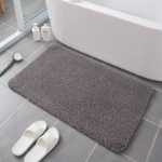 거실 바닥 매트 카펫 입구 침실 욕실 욕실 흡수성 미끄럼 방지 매트 입구 도어 매트 가정용 욕실 주방 매트의 그림