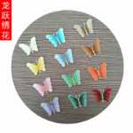 패션 나비 자수 핫 스탬핑 천 패치의 그림