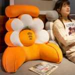 만화 꽃 침대 머리 쿠션 소프트 패키지 쿠션 빅 백 쿠션 사무실 허리 쿠션 어린이 소녀 침대 독서 책의 그림