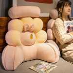 만화 꽃 침대 머리 쿠션 소프트 패키지 쿠션 빅 백 쿠션 사무실 허리 쿠션 어린이 소녀 침대 독서 책의 그림