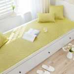 여름 등나무 매트 창 쿠션 창턱 쿠션 2023 년 새로운 발코니 쿠션은 맞춤형 침실 스폰지 다다미 쿠션이 가능합니다.의 그림