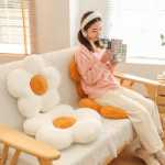 꽃 베개 봉제 장난감 인형 침대 수면 쿠션 꽃잎 쿠션 의자 쿠션 귀여운 소녀 선물의 그림