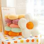 꽃 베개 봉제 장난감 인형 침대 수면 쿠션 꽃잎 쿠션 의자 쿠션 귀여운 소녀 선물의 그림