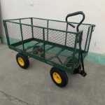 4륜 평판 트레일러 접이식 견인 트럭 가정용 트롤리 평판 트럭 정적의 그림