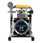 에멀젼 페인트 스프레이 기계의 그림