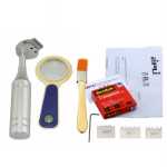 바게트 나이프 테스트 도구 세트 페인트 필름 스크라이브 블레이드 페인트 접착력 테스터 바게트 테스트 나이프의 그림