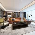 리노베이션 풀 패키지 수리 회사 인테리어 장식 효과 디자인 오래된 집 리노베이션 빌라 장식 리모델링의 그림