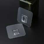 비 마킹 패치 욕실 선반 패치 예비 부품 구멍이없는 비 마킹 접착제 욕실 벽걸이의 그림