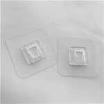 비 마킹 패치 욕실 선반 패치 예비 부품 구멍이없는 비 마킹 접착제 욕실 벽걸이의 그림